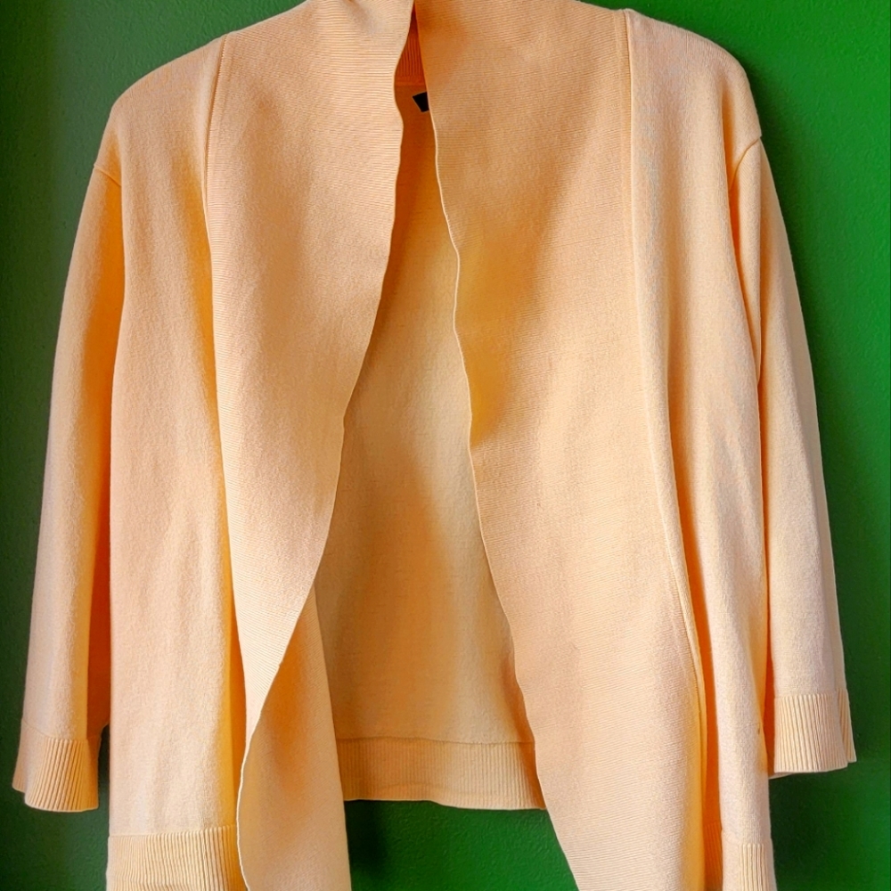Verve Ami loose fitting yellow cardigan, 2XL